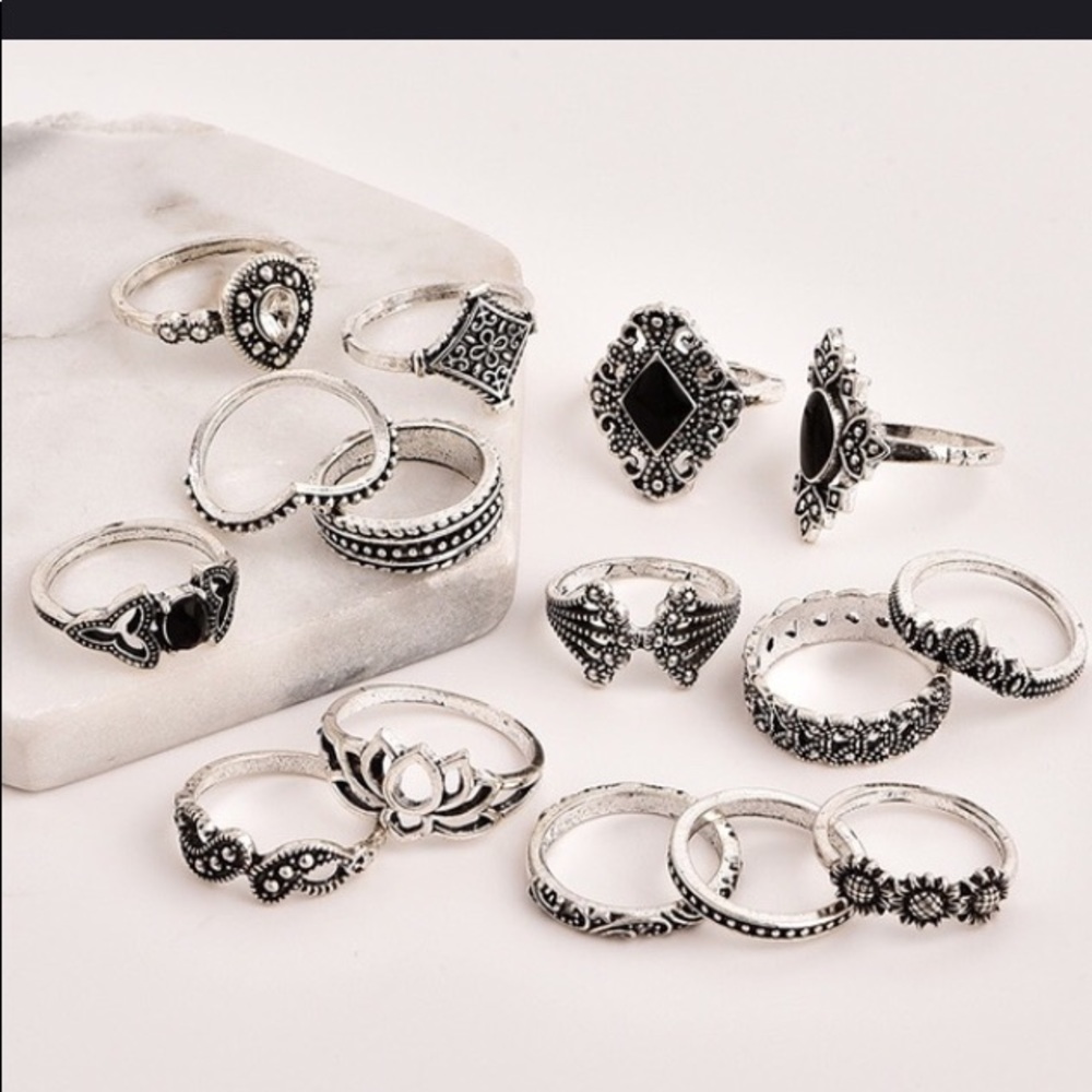 ❤️❤️❤️❤️❤️15 PIECE RING SET - Picture 2 of 8